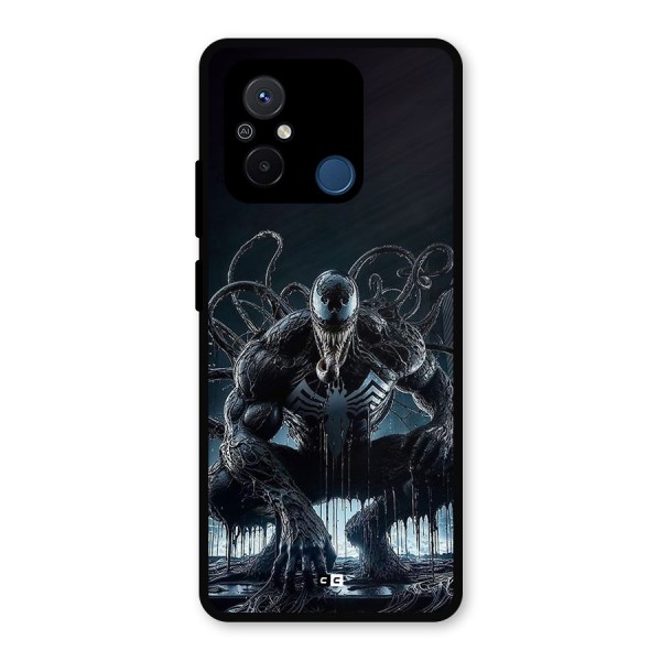 Sitting Venom Metal Back Case for Redmi 12C