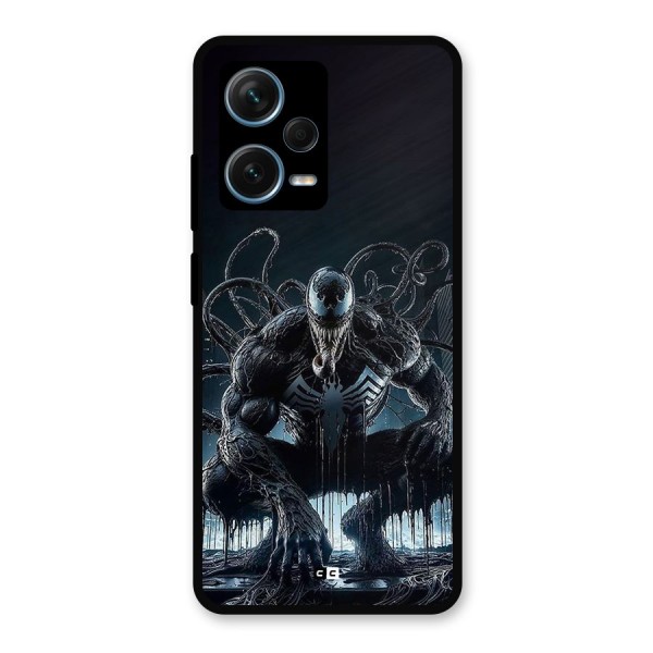 Sitting Venom Metal Back Case for Redmi Note 12 Pro Plus 5G