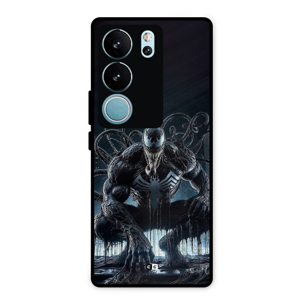 Sitting Venom Metal Back Case for Vivo V29
