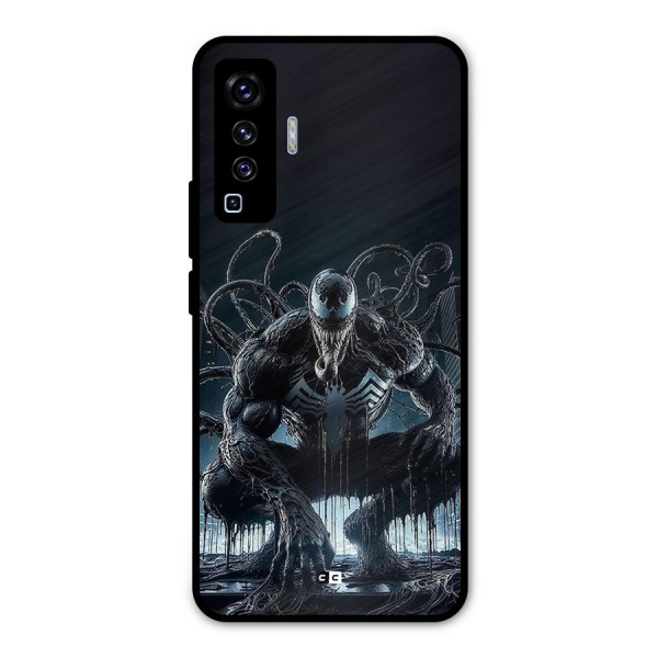 Sitting Venom Metal Back Case for Vivo X50
