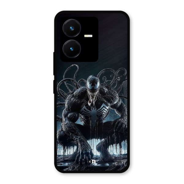 Sitting Venom Metal Back Case for Vivo Y22