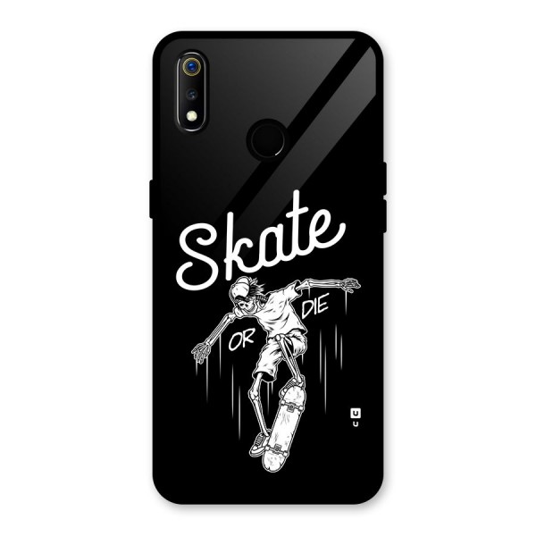 Skate Or Die Glass Back Case for Realme 3