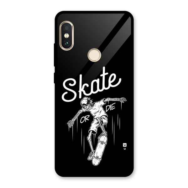 Skate Or Die Glass Back Case for Redmi Note 5 Pro