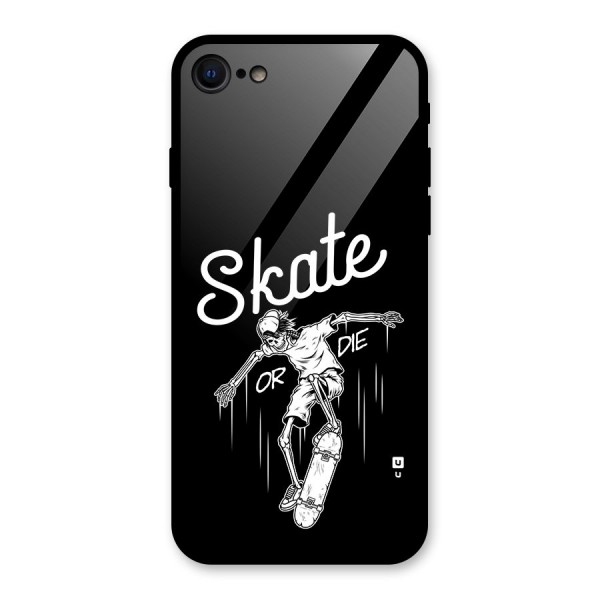 Skate Or Die Glass Back Case for iPhone SE 2022