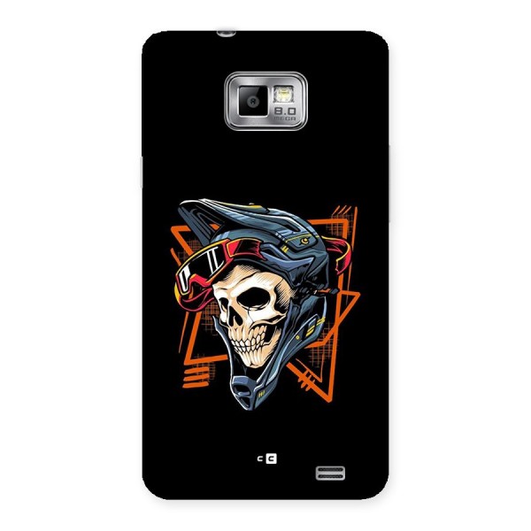 Skull Helmet Back Case for Galaxy S2