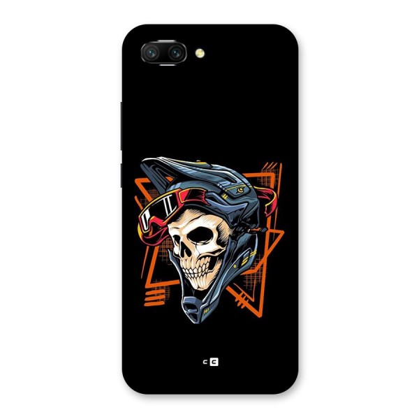 Skull Helmet Back Case for Honor 10