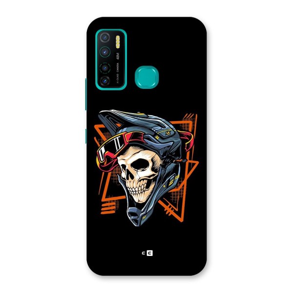 Skull Helmet Back Case for Infinix Hot 9 Pro