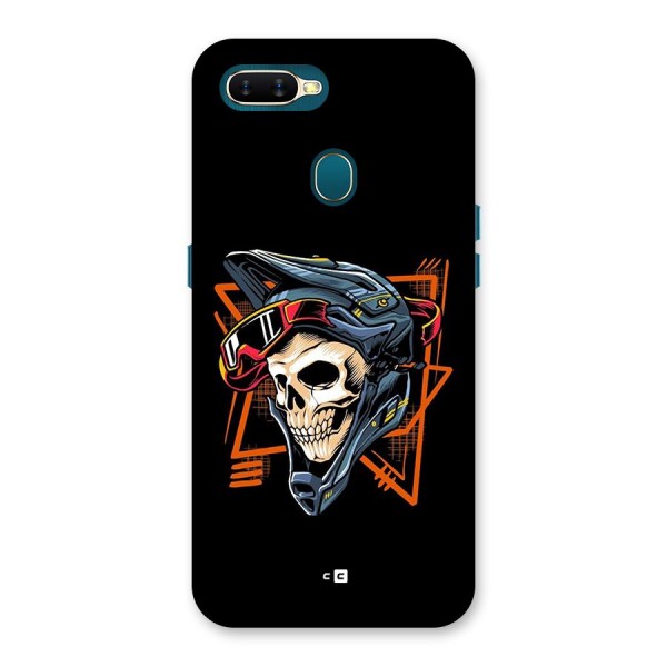 Skull Helmet Back Case for Oppo A11k