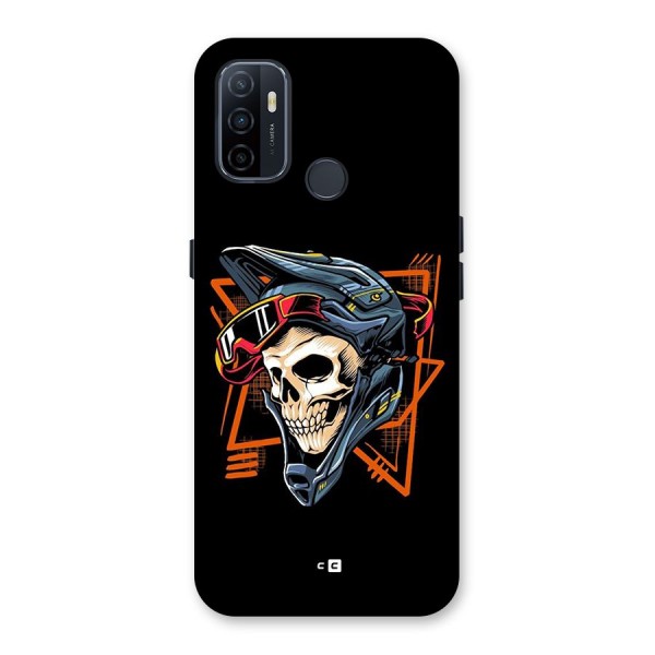 Skull Helmet Back Case for Oppo A32