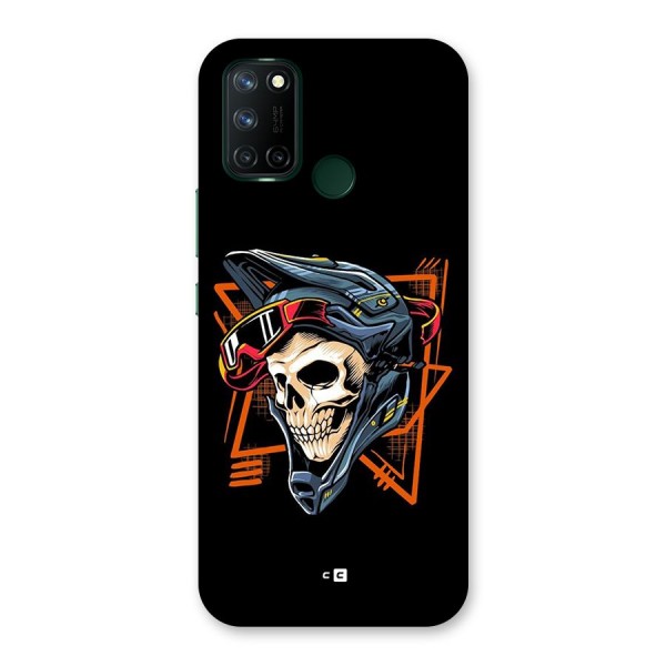 Skull Helmet Back Case for Realme C17