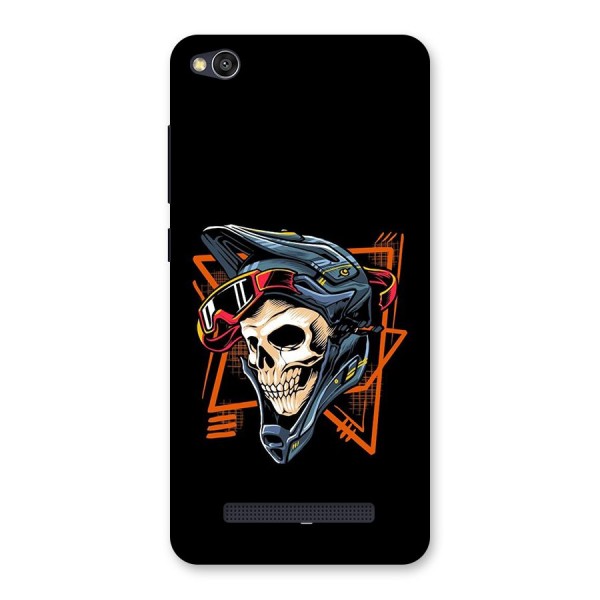 Skull Helmet Back Case for Redmi 4A