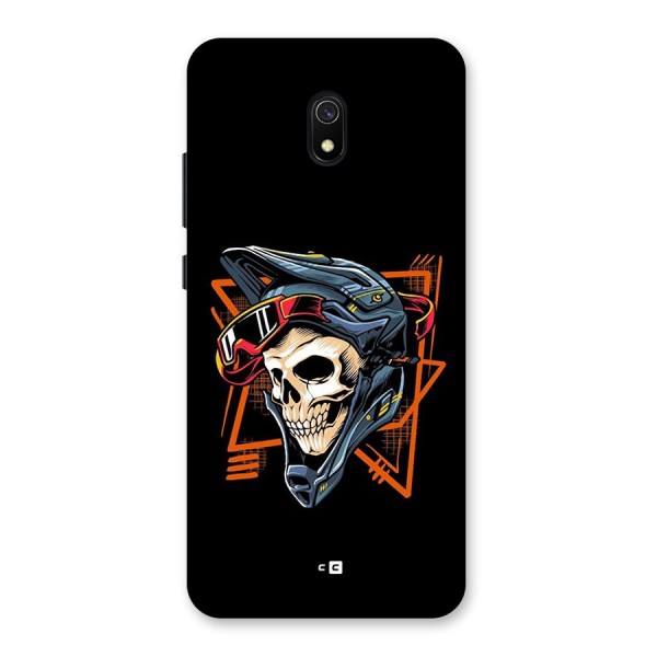 Skull Helmet Back Case for Redmi 8A