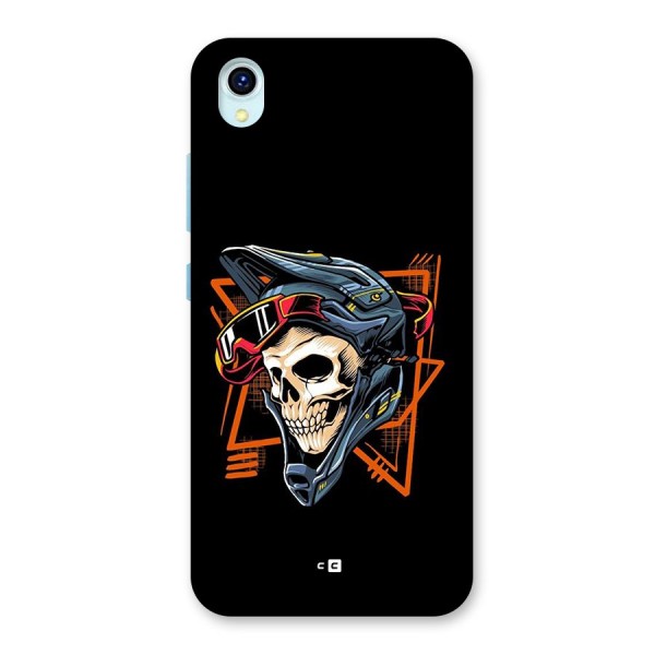 Skull Helmet Back Case for Vivo Y1s
