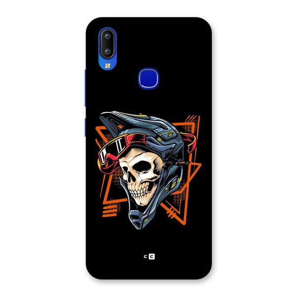 Skull Helmet Back Case for Vivo Y91