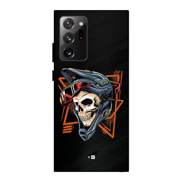Skull Helmet Metal Back Case for Galaxy Note 20 Ultra