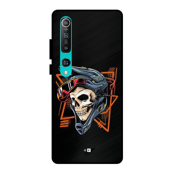 Skull Helmet Metal Back Case for Mi 10