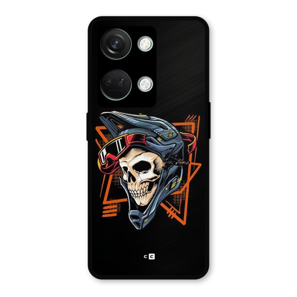 Skull Helmet Metal Back Case for OnePlus Nord 3