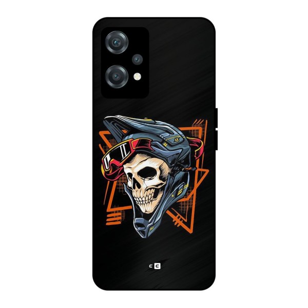 Skull Helmet Metal Back Case for OnePlus Nord CE 2 Lite 5G