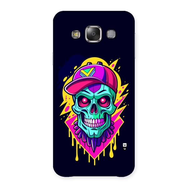 Skull In Cap Back Case for Galaxy E7