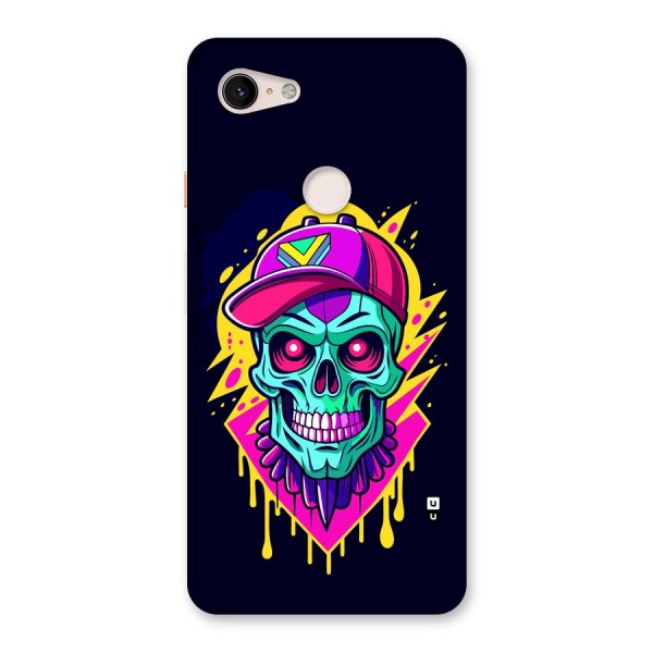 Skull In Cap Back Case for Google Pixel 3 XL
