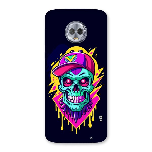 Skull In Cap Back Case for Moto G6 Plus