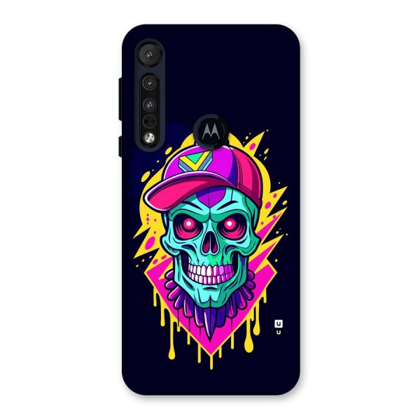 Skull In Cap Back Case for Motorola One Macro