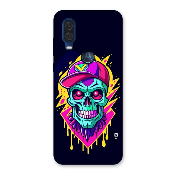 Skull In Cap Back Case for Motorola One Vision