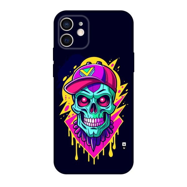 Skull In Cap Back Case for iPhone 12