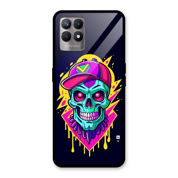 Skull In Cap Glass Back Case for Realme Narzo 50