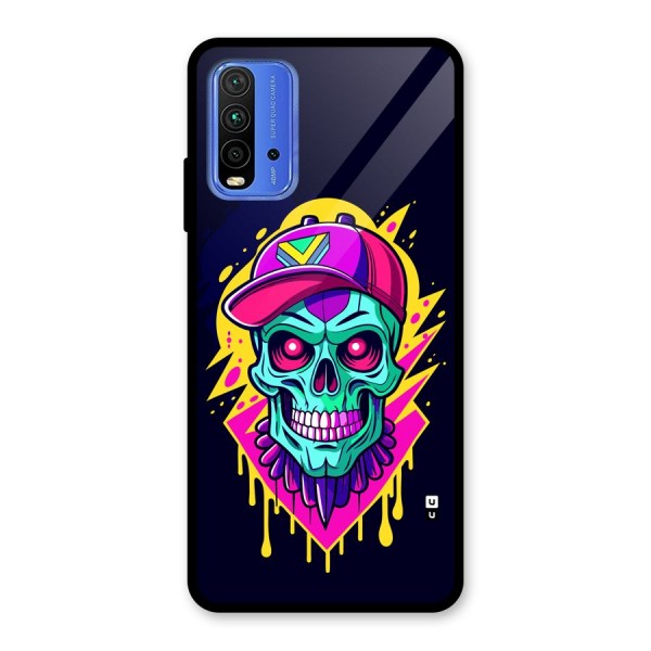 Skull In Cap Glass Back Case for Redmi 9 Power
