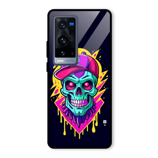 Skull In Cap Glass Back Case for Vivo X60 Pro Plus