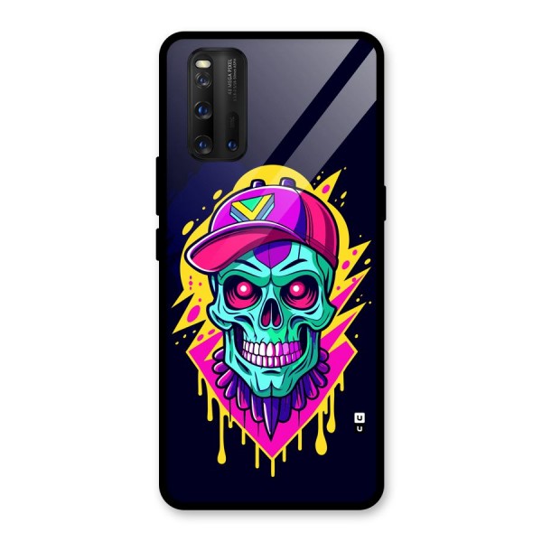 Skull In Cap Glass Back Case for Vivo iQOO 3