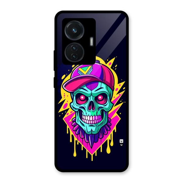 Skull In Cap Glass Back Case for iQOO Z6 44W