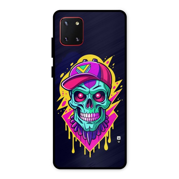 Skull In Cap Metal Back Case for Galaxy Note 10 Lite