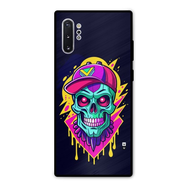Skull In Cap Metal Back Case for Galaxy Note 10 Plus