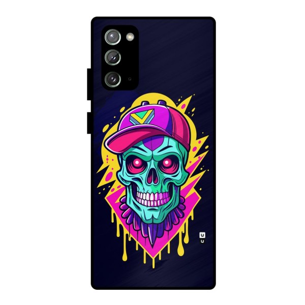 Skull In Cap Metal Back Case for Galaxy Note 20