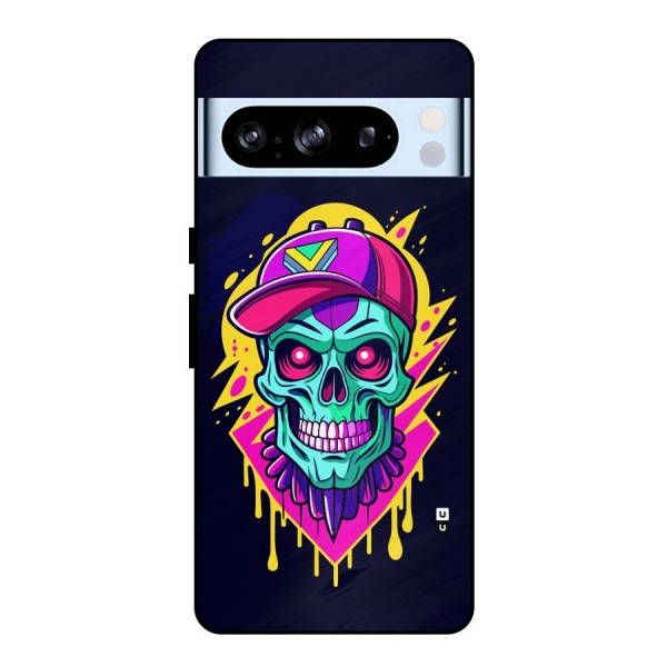 Skull In Cap Metal Back Case for Google Pixel 8 Pro