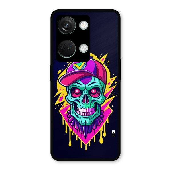 Skull In Cap Metal Back Case for OnePlus Nord 3