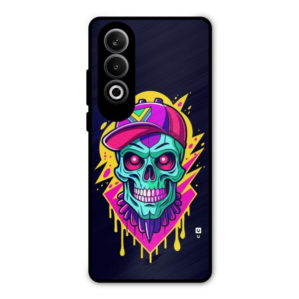 Skull In Cap Metal Back Case for OnePlus Nord CE4