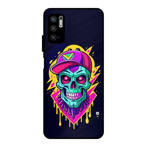 Skull In Cap Metal Back Case for Poco M3 Pro 5G