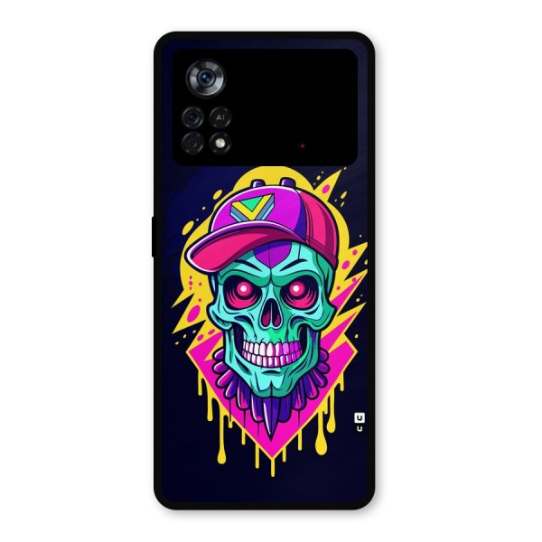 Skull In Cap Metal Back Case for Poco X4 Pro 5G