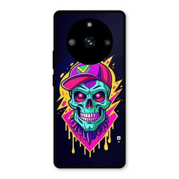 Skull In Cap Metal Back Case for Realme 11 Pro Plus