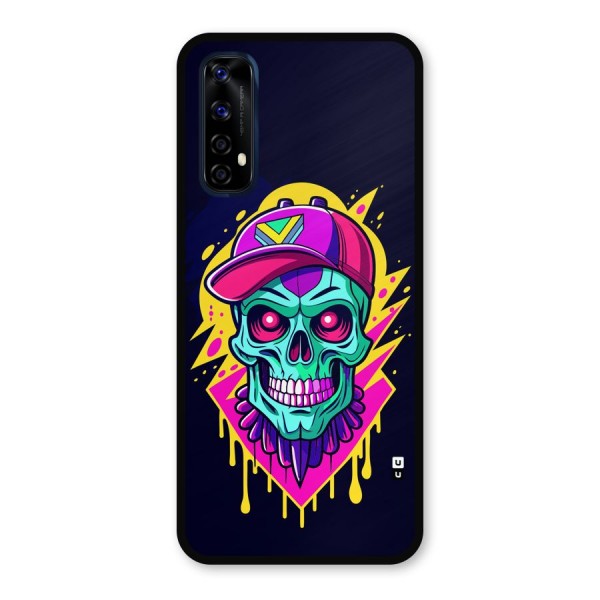 Skull In Cap Metal Back Case for Realme Narzo 20 Pro