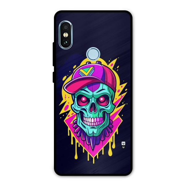 Skull In Cap Metal Back Case for Redmi Note 5 Pro