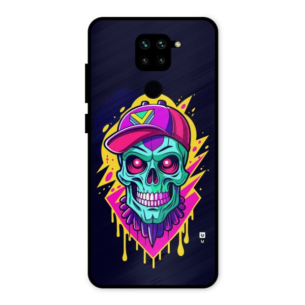 Skull In Cap Metal Back Case for Redmi Note 9