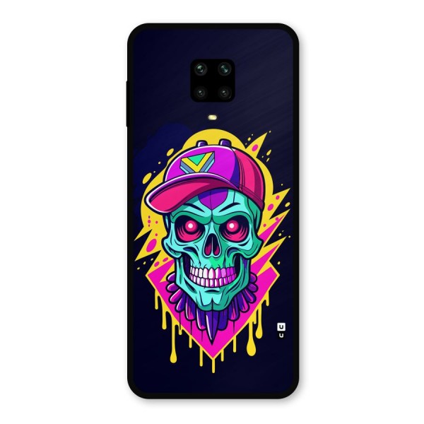Skull In Cap Metal Back Case for Redmi Note 9 Pro Max