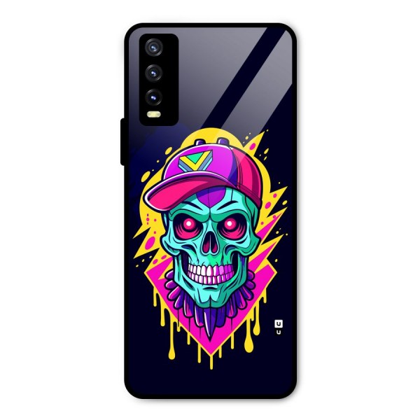 Skull In Cap Metal Back Case for Vivo Y20i
