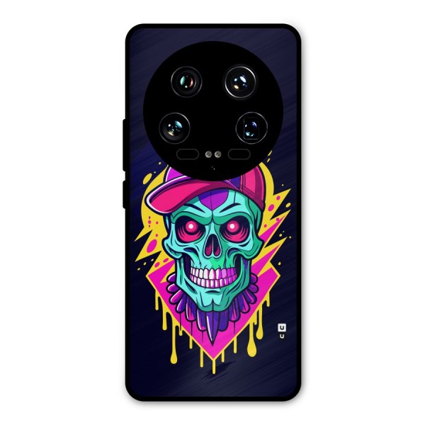 Skull In Cap Metal Back Case for Xiaomi 14 Ultra