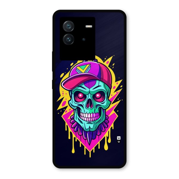 Skull In Cap Metal Back Case for iQOO Neo 6 5G