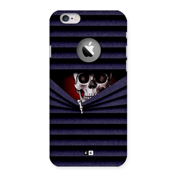 Skull Peak Back Case for iPhone 6 Logo Cut